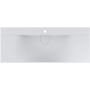 Miraggio Fly umywalka 120x48 cm prostokątna wpuszczana biały mat 0001085 zdj.1