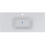 Miraggio Jessel Mirasoft umywalka 100x45 cm prostokątna wpuszczana biały mat 0001092 zdj.1