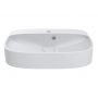 Miraggio Lifou Mirasoft umywalka 62,7x43,4 cm owalna nablatowa biały mat 0001097 zdj.3