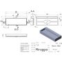 Miraggio Mares Mirasoft umywalka 99,3x42 cm prostokątna nablatowa biały mat 0001102 zdj.2
