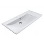 Miraggio Sacramento Mirasoft umywalka 100,1x48,1 cm prostokątna wpuszczana biała 0001114 zdj.3