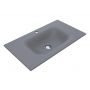 Miraggio Jessel Mirastone umywalka 80x45 cm prostokątna wpuszczana szary mat 0001467 zdj.4