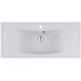 Miraggio Rostriks Uno Matt umywalka 100x45 cm prostokątna wpuszczana biały mat 0001543 zdj.1