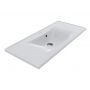 Miraggio Rostriks Uno Mirasoft umywalka 100x45 cm prostokątna wpuszczana biały mat 0001586 zdj.4