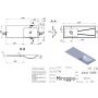 Miraggio Jessel R Mirasoft umywalka 120x45 cm prostokątna wpuszczana biały mat 0001587 zdj.2