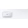 Miraggio Jessel L Mirasoft umywalka 120x45 cm prostokątna wpuszczana biały mat 0001588 zdj.1