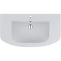 Miraggio Dea Mirasoft umywalka 99,6x54,3 cm półokrągła wpuszczana biały mat 0001591 zdj.1
