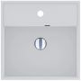 Miraggio Crass Matt umywalka 46x46 cm kwadratowa ścienna-nablatowa biały mat 0001869 zdj.1