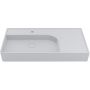 Miraggio Optimus umywalka 95x48 cm nablatowa prostokątna biały połysk 0001880 zdj.4
