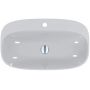 Miraggio Molle umywalka 72,5x42,5 cm owalna wpuszczana biała 0002302 zdj.1