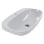Miraggio Molle umywalka 72,5x42,5 cm owalna wpuszczana biała 0002302 zdj.3