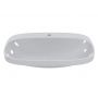 Miraggio Molle umywalka 72,5x42,5 cm owalna wpuszczana biała 0002302 zdj.4