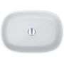 Miraggio Santorini Matt umywalka 60x41,3 cm owalna nablatowa biały mat 0002422 zdj.1