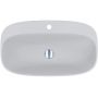 Miraggio Molle Mirasoft umywalka 72,5x42,5 cm owalna wpuszczana biały mat 0002427 zdj.1