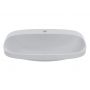 Miraggio Molle Matt umywalka 72,5x42,5 cm owalna wpuszczana biały mat 0002428 zdj.3