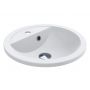 Miraggio Madison Matt umywalka 43 cm okrągła wpuszczana biały mat 0002431 zdj.3