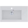 Miraggio Barcelona L Mirasoft umywalka 70x40 cm prostokątna wpuszczana biały mat 0002459 zdj.1
