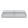 Miraggio Crass Mirasoft umywalka 120x46 cm prostokątna ścienna-nablatowa biały mat 0002541 zdj.3