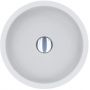 Miraggio Mark 375 Mirasoft umywalka 37,5x37,5 cm okrągła nablatowa biały mat 0002679 zdj.1
