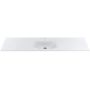 Miraggio Jessel Mirasoft umywalka 180x50 cm prostokątna wpuszczana biały mat 0002703 zdj.1