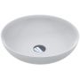 Miraggio Tobi Matt umywalka 40x40 cm okrągła nablatowa biała 0002708 zdj.1