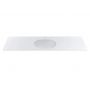 Miraggio New York 1850 Mirasoft umywalka 185x55 cm prostokątna nablatowa biały mat 69125565 zdj.3