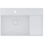 Miraggio Soul Mirasoft umywalka 80x52,5 cm prostokątna ścienna biały mat 8813308 zdj.1