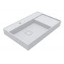 Miraggio Soul Mirasoft umywalka 80x52,5 cm prostokątna ścienna biały mat 8813308 zdj.4