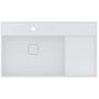 Miraggio Soul umywalka 90x52,5 cm prostokątna ścienna biała 8813319 zdj.1