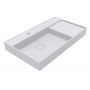 Miraggio Soul umywalka 90x52,5 cm prostokątna ścienna biała 8813319 zdj.3