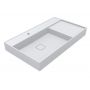 Miraggio Soul umywalka 90x52,5 cm prostokątna ścienna biały mat 8813321 zdj.4