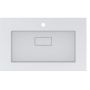 Miraggio Erica Mirasoft umywalka 80x50 cm prostokątna wpuszczana biały mat 8813356 zdj.1