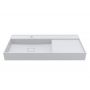 Miraggio Soul umywalka 100x52,5 cm prostokątna ścienna biała 8813393 zdj.4
