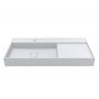 Miraggio Soul Matt umywalka 100x52,5 cm prostokątna ścienna biały mat 8813395 zdj.4