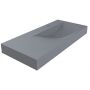 Miraggio Viola Mirastone umywalka 120x46 cm prostokątna ścienna szary/kamień 8813431 zdj.1