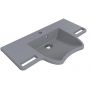 Miraggio Krakow Mirastone umywalka 80x45,4 cm ścienna dla niepełnosprawnych szary mat  8813471 zdj.1