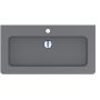 Miraggio Rostriks Tres Mirastone umywalka 80x42 cm prostokątna ścienna szary mat 8813483 zdj.1