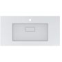 Miraggio Erica Matt umywalka 100x50 cm prostokątna wpuszczana biały mat 8813495 zdj.1