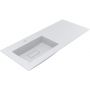 Miraggio Erica umywalka 120x50 cm prostokątna wpuszczana biała 8813567 zdj.1