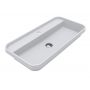 Miraggio Ocean 800 Matt umywalka 80x40 cm prostokątna wpuszczana biały mat 8813823 zdj.3