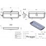 Miraggio Ocean 1000 Mirasoft umywalka 100x40 cm prostokątna wpuszczana biały mat 8813864 zdj.2