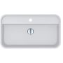 Miraggio Ocean 600 umywalka 60x40 cm prostokątna wpuszczana biały mat 8813901 zdj.1