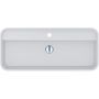 Miraggio Ocean umywalka 90x40 cm prostokątna wpuszczana biały mat 8814008 zdj.3