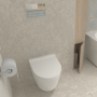 Massi Decos Rimless miska WC wisząca z deską wolnoopadającą duroplast biała MSM-3673RIMSLIM zdj.3