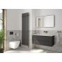 Zestaw Oltens Hadsel Stille miska WC wisząca PureRim  z deską wolnoopadającą Slim  biała 42045000 zdj.2