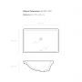 Oltens Drammen umywalka 52,5x37 cm podblatowa prostokątna z powłoką SmartClean biała 40603000 zdj.2