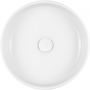 Oltens Fossa umywalka 40 cm nablatowa okrągła z powłoką SmartClean biała 40802000 zdj.3