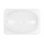 Oltens Kagera umywalka 60x42 cm prostokątna nablatowa biała 40803000 zdj.3