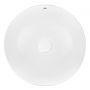Oltens Fana umywalka 42x42 cm okrągła nablatowa biała 40812000 zdj.4