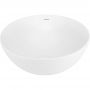 Oltens Jagala umywalka 32x32 cm okrągła nablatowa biała 40317000 zdj.1